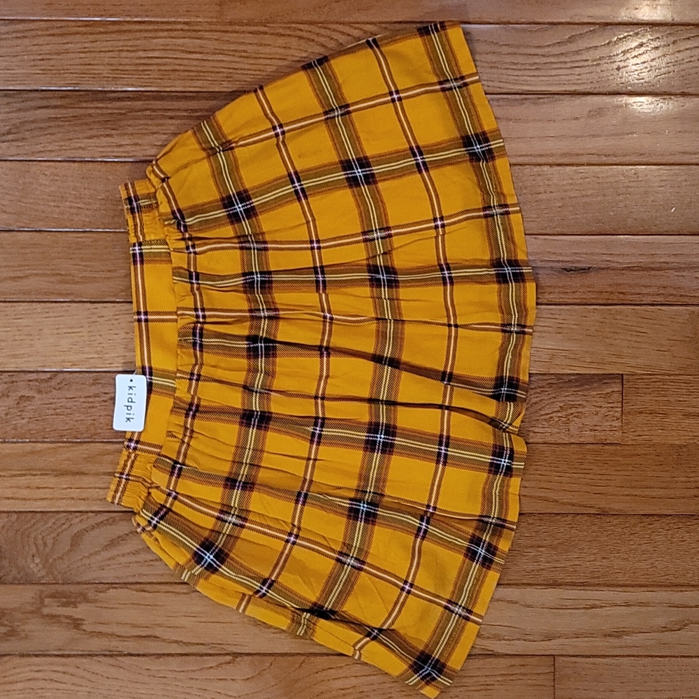 KidPik Plaid Skirt - lined Size 5/6 girls